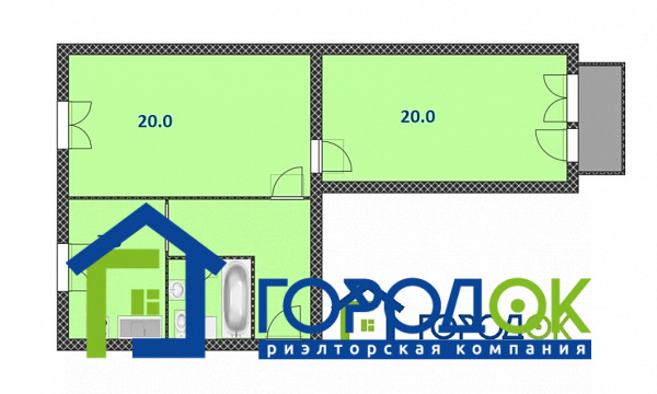 2- комн. сталинка ЖБ